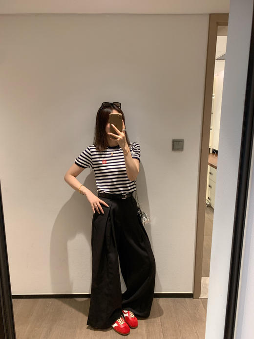 原版罗意条纹定位显瘦海魂衫弹力T恤 商品图5