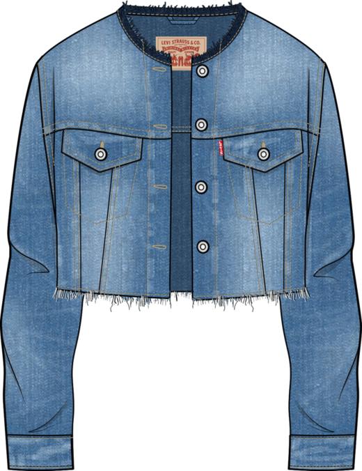 LEVIS女牛仔夹克001C10000 商品图0