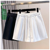 半身缘女裤 夏季薄款凉感宽松显瘦百搭纯棉三分短裤252302U80302890 商品缩略图0