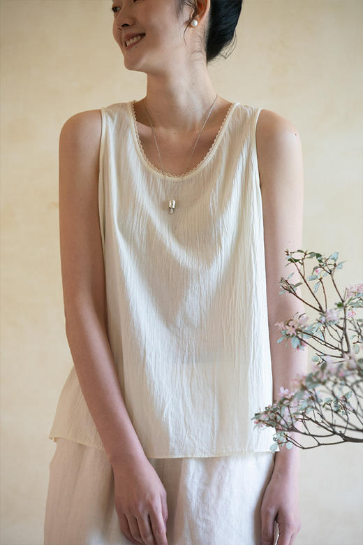 牧衣游原创 60支新疆棉马夹夏季百搭背心 花有约【不支持会员折】 商品图5