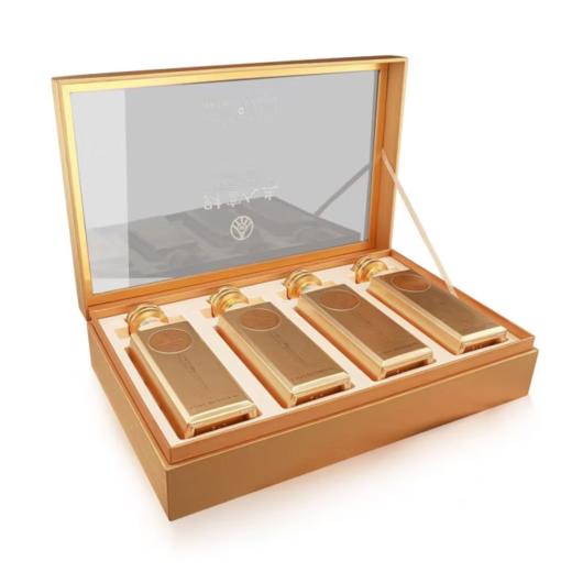 【第二件9折】五粮液 财富人生金砖 52度 浓香型白酒 500ml*4瓶礼盒装 拍2套发原箱 商品图3