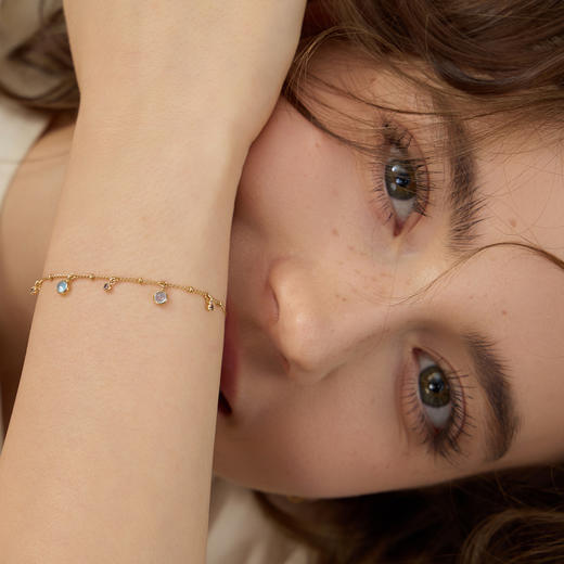 ARSIS银饰｜秘密花园系列 仲夏蓝调/落日霞辉吊坠手链 商品图9