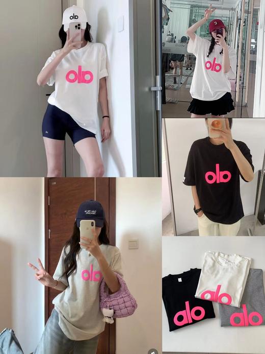 这也太好看了吧！ 美式alo高街风宽松短袖T恤！ 商品图0