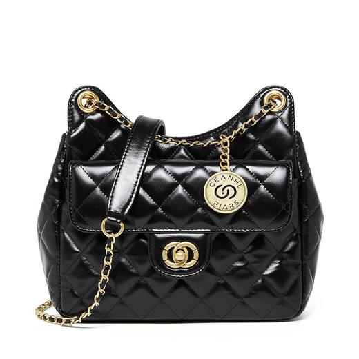 【预售3天】小香风包包女2025新款菱格链条腋下包高级感流浪包单肩斜挎包D2856 商品图2