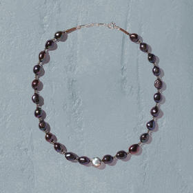 订购8周到｜Tityaravy-Vito-黑色 珍珠 项链［法国设计师］