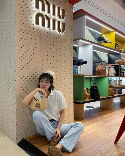 MIU缪原版原单棉珠复古POLO衫T 商品图10