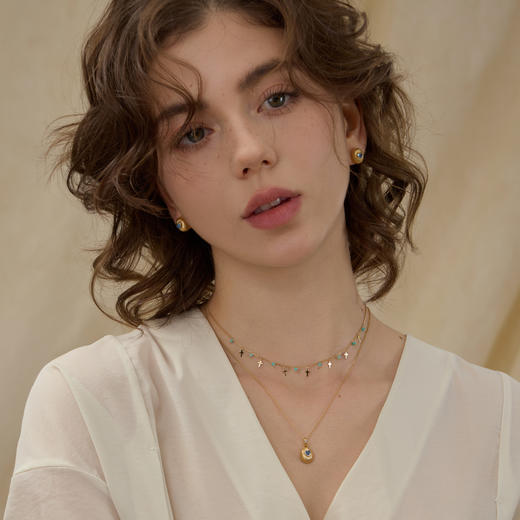 ARSIS银饰｜秘密花园系列 浅夏满天星项链 商品图2