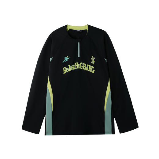 BJHG不计后果 凉感长袖t恤男夏季2025新款运动休闲透气撞色骑行服 商品图4