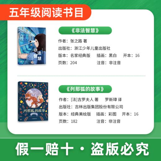 班班25暑期四升五 《非法智慧》 +导读单 商品图1