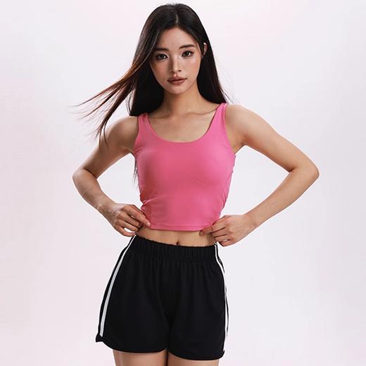 【限时秒】YOGACODE【火树银花系列】新款健身瑜伽背心带胸垫舒适透气运动文胸DWB115423 商品图2