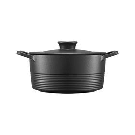 66040-220 双立人Dragon 铸铁饭釜锅22厘米 哑光黑