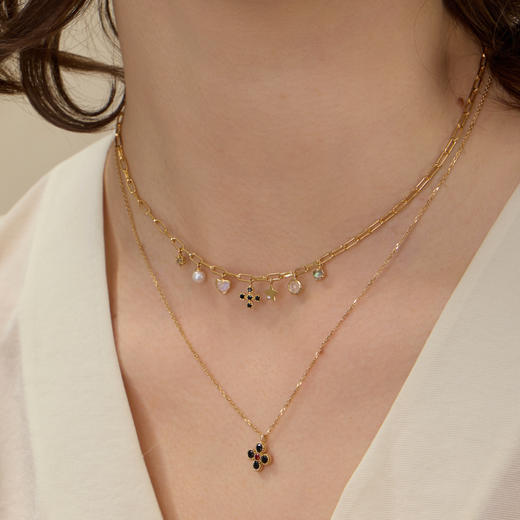 ARSIS银饰｜秘密花园系列 四叶草假日派对项链 商品图5