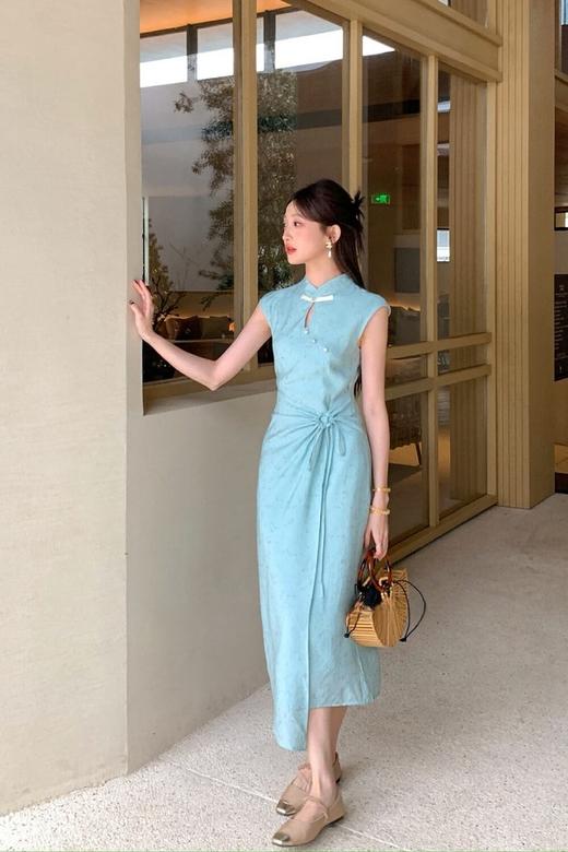 ELLA JADE 新中式设计感盘扣连衣裙 20303 商品图1