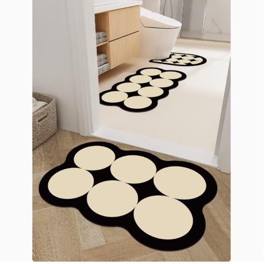 慢说厨房长地垫防滑防油可擦免洗硅藻泥吸水垫门口耐脏脚垫子家用地毯 商品图10