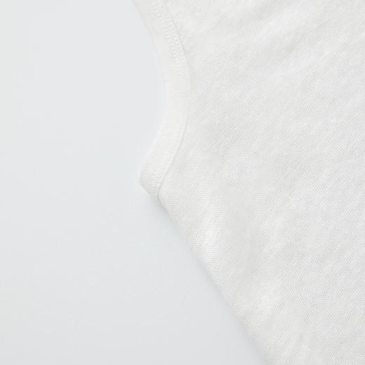 ROMI STUDIO“质感至上”100%亚麻轻薄肌理感V领针织背心RWCRSW3515 商品图3