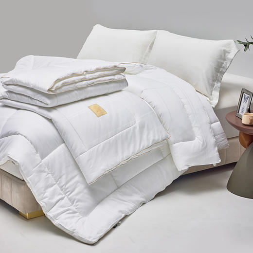 多喜爱 科特抗菌防螨十孔春秋被/加厚冬被/拉链子母被【德国进口纤维】【全棉面料】【提花工艺】【A类标准】【织带织标】加量填充 整张绵工艺 商品图6