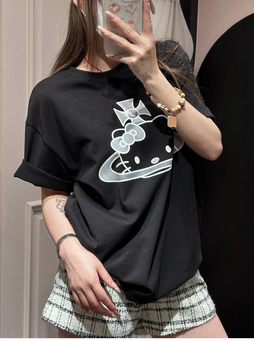 节前福利福利❗️西太后新款𝐓恤 𝐤𝐢𝐭𝐭𝐲猫联名+刺绣（日本限定） 商品图13