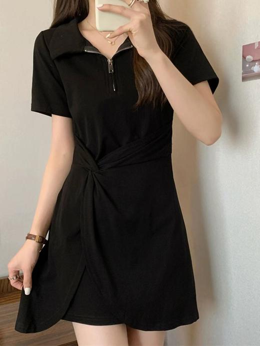 数据重盘【诗铭洛可】MJ127 连衣裙POLO衫遮肚显瘦中款裙子B9-2/C4-2 商品图5