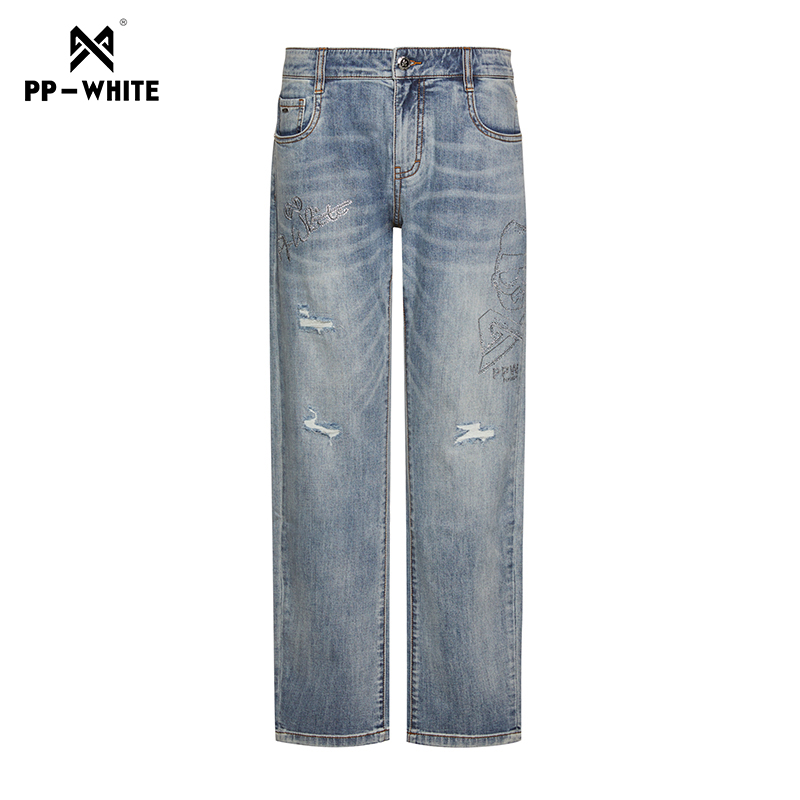 PP-WHITE 【牛仔裤】 WKN021220237