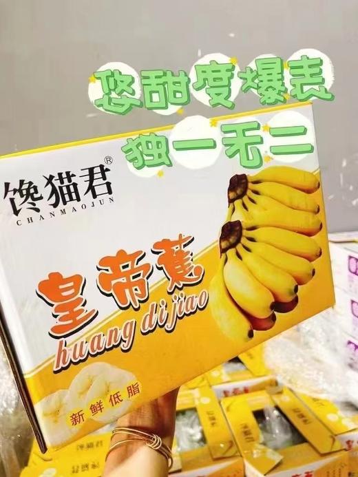 周三取货：【馋猫君皇帝蕉】一箱毛重5斤左右，论颜值和口感并存的一款香蕉！ 商品图4
