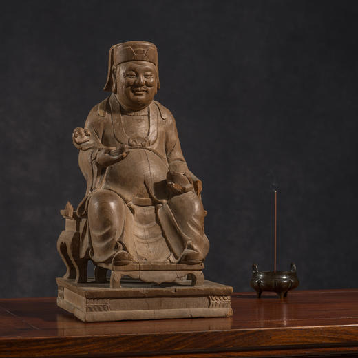 清	楠木财神像 商品图0