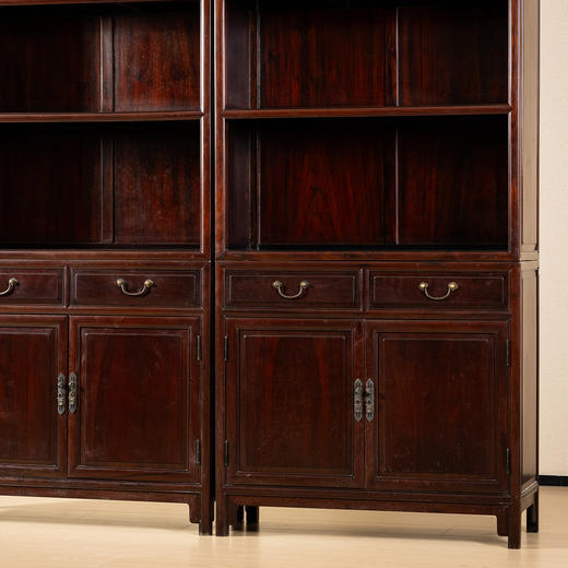 二十世纪	红木三层书柜（一对） 商品图3