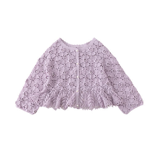 苏苏姐家曼丽开衫手工DIY编织钩针上衣毛线团蕾丝线材料包 商品图5