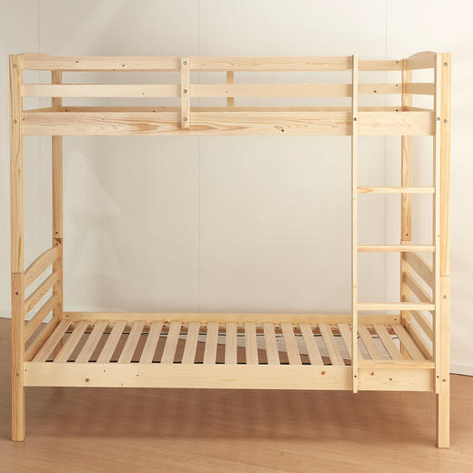 【家具】双层床 90 自然色/中棕色 商品图7