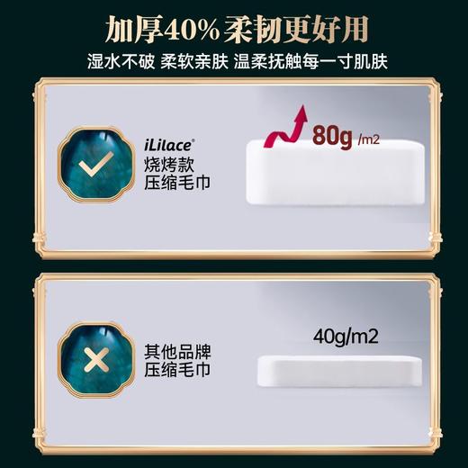 iLilace灵乐熙压缩毛巾烧烤款 200粒/箱 商品图6