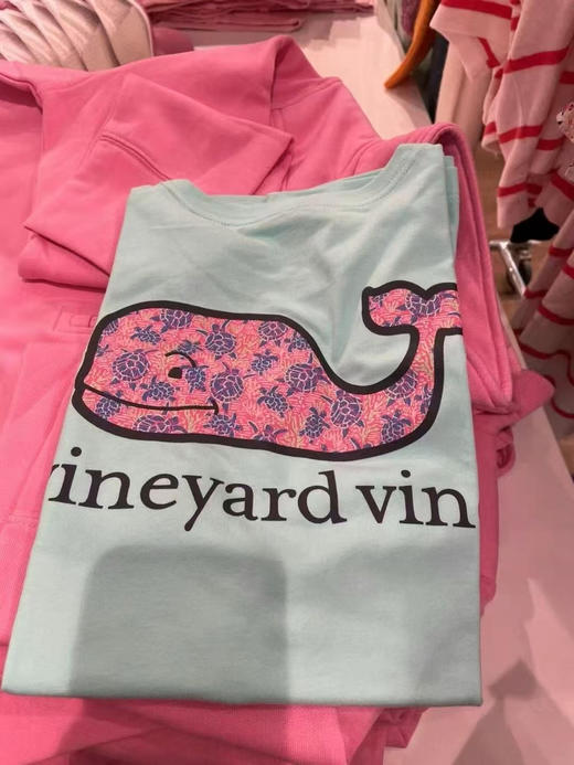 喜欢小鲸鱼的宝宝们快来，超多图案哦，他家的t恤非常舒服，这些全是女款短袖T恤，499两件直邮 商品图5