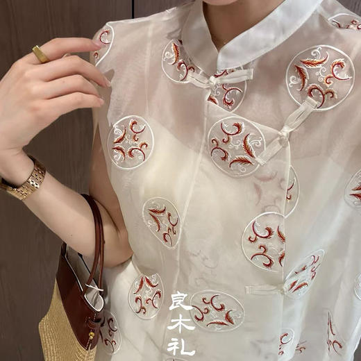 【预售7天】良木礼真丝香云纱马甲（250506） 商品图1