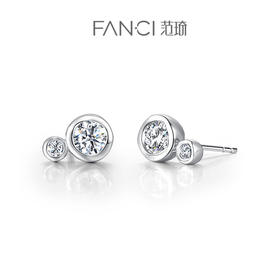 Fanci范琦【泡泡梦境耳钉】925银轻奢百搭小众女款小巧灵动送闺蜜礼物