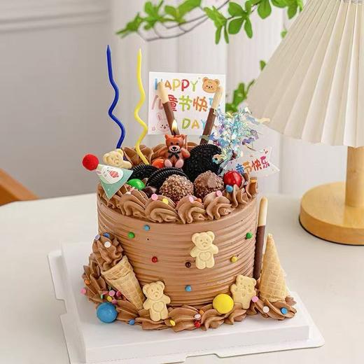 小熊蛋筒 六一儿童节蛋糕（百分百进口动物奶油） 商品图0
