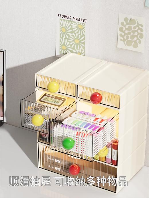 【红/黄/绿】娜家可叠加抽屉式收纳盒 商品图0