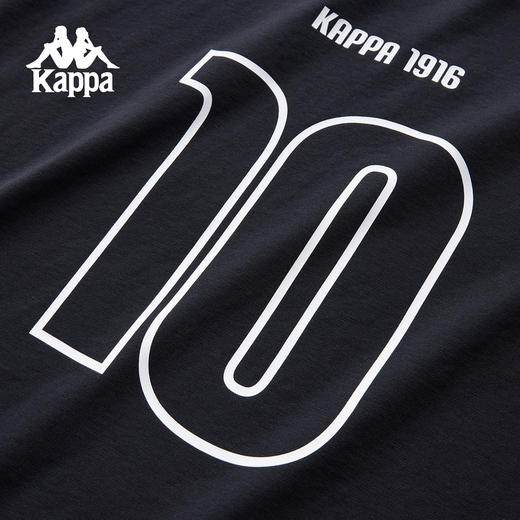 Kappa卡帕背靠背2025夏季新款运动短袖男休闲t恤宽松半袖上衣女款K0F52TD09 商品图3