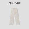 ROMI STUDIO“天然棉籽无染色 ”全棉微皱感工装直筒长裤RWCRXY2995 商品缩略图0