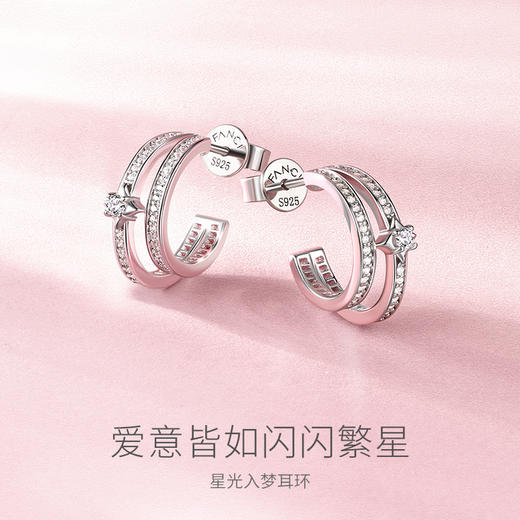 Fanci范琦【星光入梦耳环】925银轻奢高级感耳环小众设计纪念日送女友 商品图1
