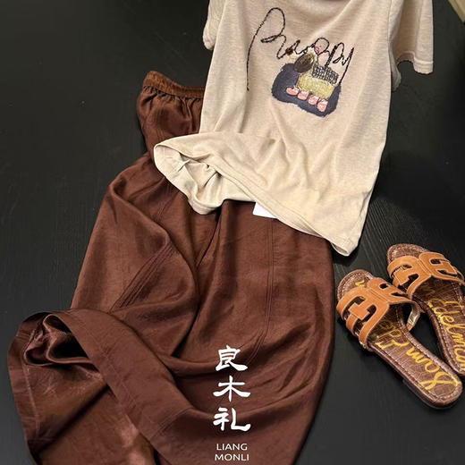 【预售7天】良木礼醋酸半裙（25021） 商品图4