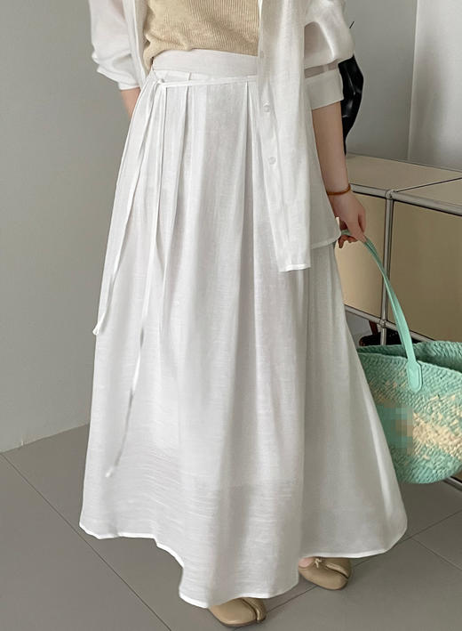 凉爽透气高腰文艺飘飘裙 商品图0