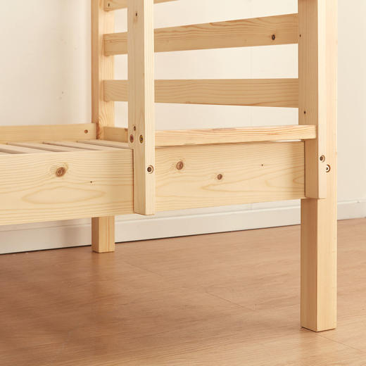 【家具】双层床 90 自然色/中棕色 商品图8