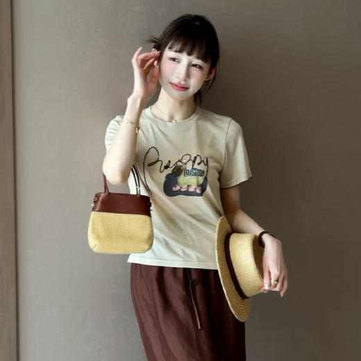 【部分现货】良木礼天丝休闲T恤（8866） 商品图0