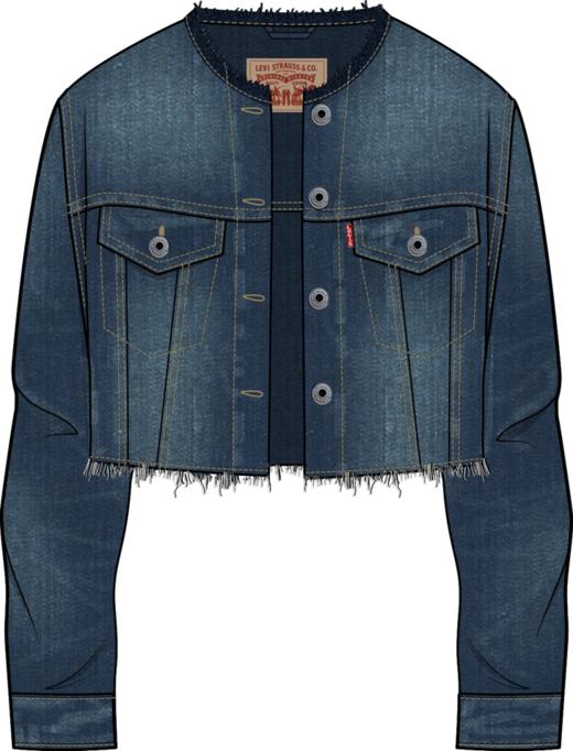LEVIS女牛仔夹克001C10001 商品图0