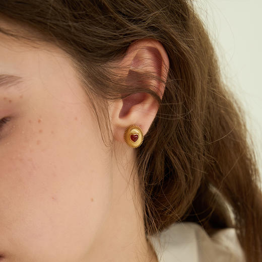 ARSIS银饰｜秘密花园系列 仲夏心愿耳钉 商品图5