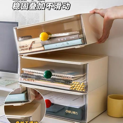 【红/黄/绿】娜家可叠加抽屉式收纳盒 商品图3