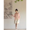 牧衣游原创 净色苎麻炒色衬衫轻薄透气简约文艺圆领防晒衫 吟野间 商品缩略图2