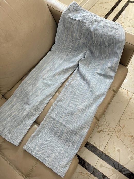 529-5老杨早秋新品 凉快的吆 炒鸡柔软细腻透气 肌理感牛仔裤 我穿29码 商品图13