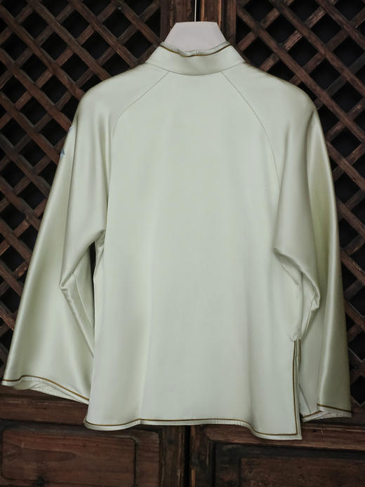 盛唐牡丹大师系列| 喜上眉梢苏绣绉缎外套 商品图3