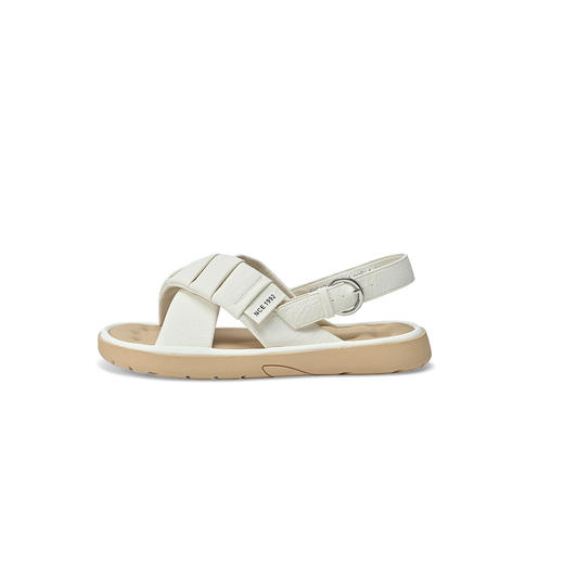 经典鲨2025年夏季新品露趾后空舒适平底日常通勤休闲凉鞋女KW313-529081 商品图6