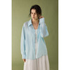【潮汐备忘录】苎麻衬衫女夏季宽松薄款衬衣休闲防晒上衣 商品缩略图4