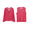 绽放女装350朵/【甜茶系列·芭乐】超细和纸纱背心两件套毛织开衫 商品缩略图4